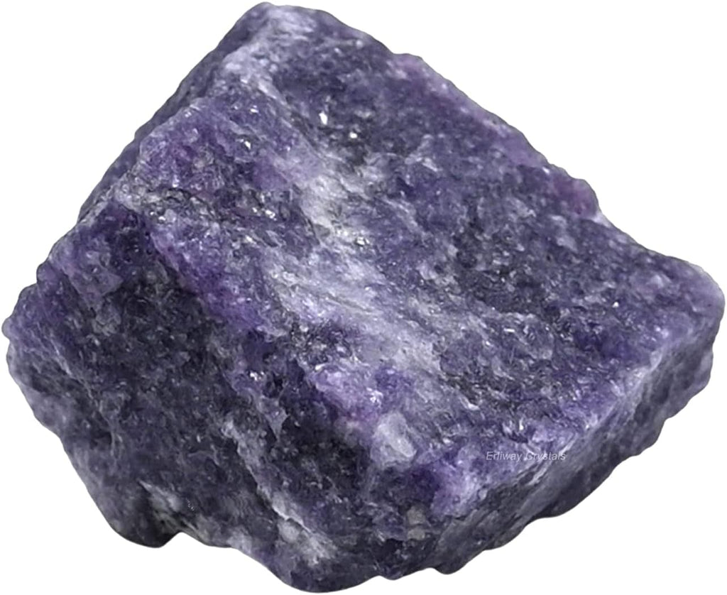 Lepidolite Raw Crystals, Large 1.25-2.0 Inch Healing Crystals, Natural Raw Stones, Crystal for Drumming, Cabbing, Fountain Rocks, Decoration, Polishing, Wire Wrapping, Wicca and Reiki
