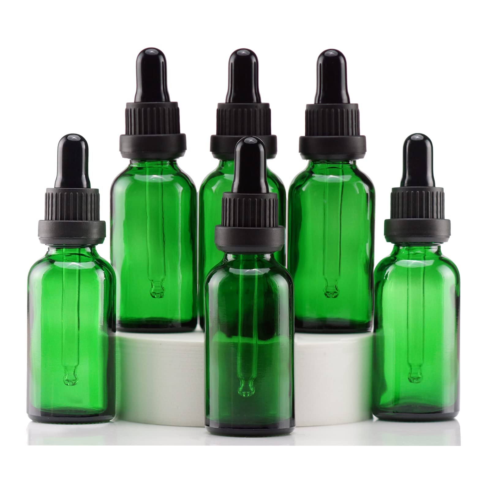 YIZHAO Pipettenflasche 30ml, Apothekerflasche Braunglas mit [Dropper Pipette Glas], Braunglasflasche für Ätherische Öl, Parfümöle,Aromatherapie,Düfte,Flüssigkeit – 6Pcs