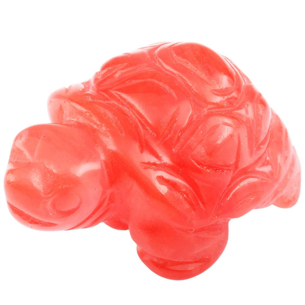 Unakite Kristall Schildkröte Figur Edelstein, Hand Geschnitzt Schildkröte-Skulptur Reiki Heilung Stein Ornament Pocket Statue Fengshui Decor für Glücksbringer Amulett