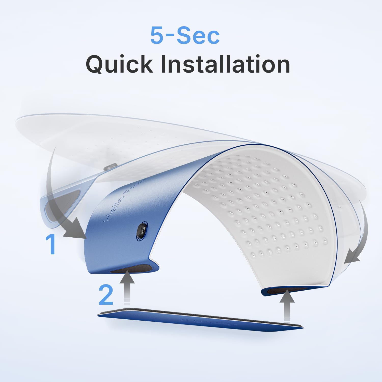 Photon Rotlichttherapie, FDA registriert, LED Gesichtsmaske mit QuadChip™ Technologie, 720 LEDs, PDT-Gerät mit Nahinfrarot für professionelle Hautpflege für Gesicht & Körper