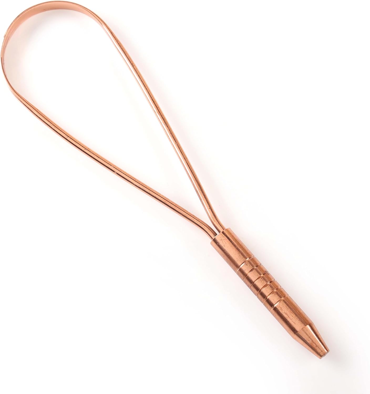 Copper Tongue Scraper - Traditional Ayurveda Oral Care Tool for Freshness and Hygiene, 100% Pure Copper Tongue Scraper for Mouth Cleaning, Ideal for Ayurveda Oral Care Routine