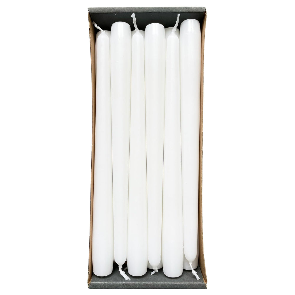 Nordring Pack of 12 Taper Candles 2.3 cm x 25 cm High Antique Pink - RAL Certified, Drip Free & Low Smoke, Approximately 8 Hours Burn Time - Table Decoration & Candlestick