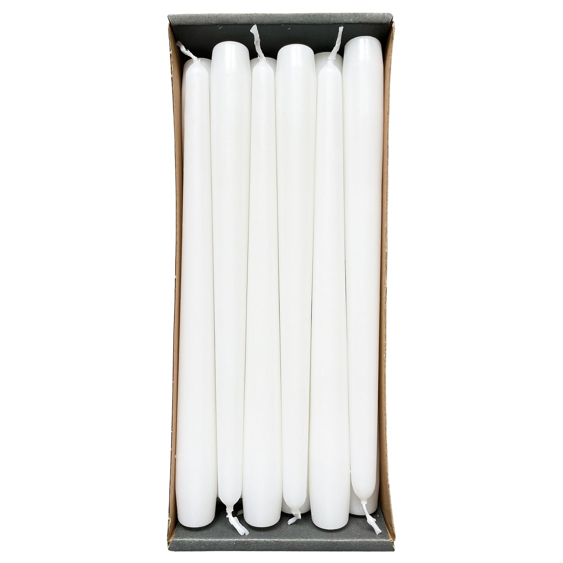 Nordring Pack of 12 Taper Candles 2.3 cm x 25 cm High Antique Pink - RAL Certified, Drip Free & Low Smoke, Approximately 8 Hours Burn Time - Table Decoration & Candlestick