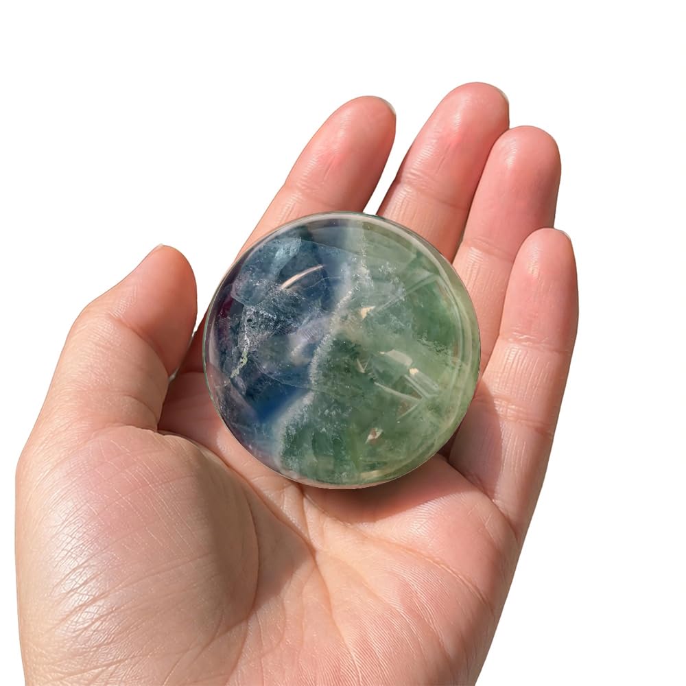 2.4-2.8 inch Natural Red Tiger Eye Crystal Ball with Stand, Hand Polished Quartz Massage Sphere, Reiki Healing Gemstone Ball, Feng Shui Room Desktop Decorative Rock Orb