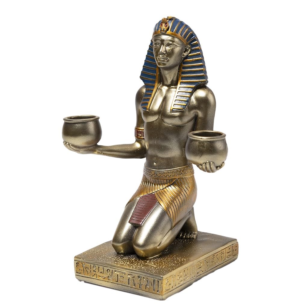 lachineuse - Anubis statue 31 cm - Egyptian God - Ancient Egypt decoration statuette - Egyptian object figure dog head - Egyptian bust - original decorative gift idea - interior decoration