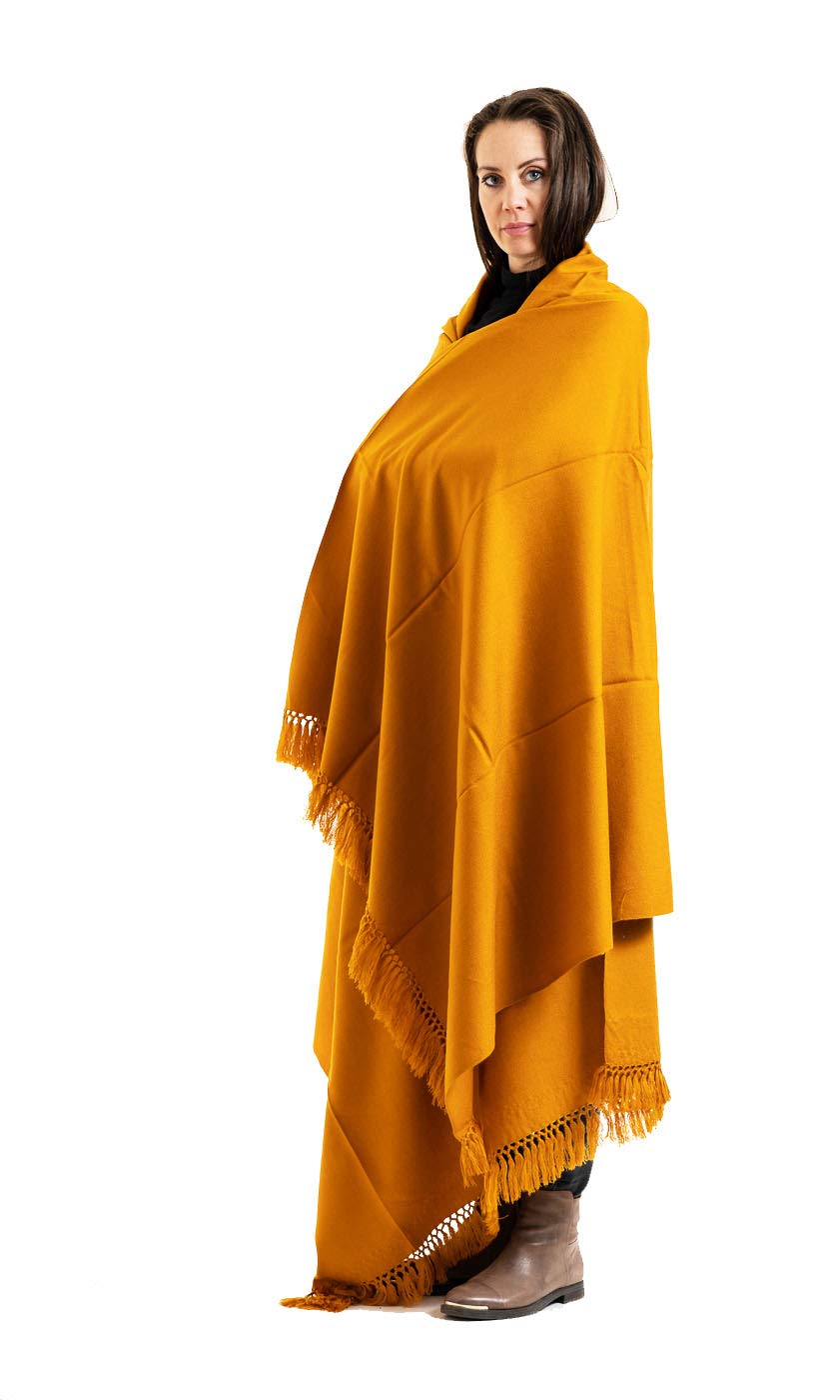 Om Shanti Crafts Meditation Shawl or Meditation Blanket, Shawl/Wrap, Oversize Scarf/Stole. Large. Unisex.