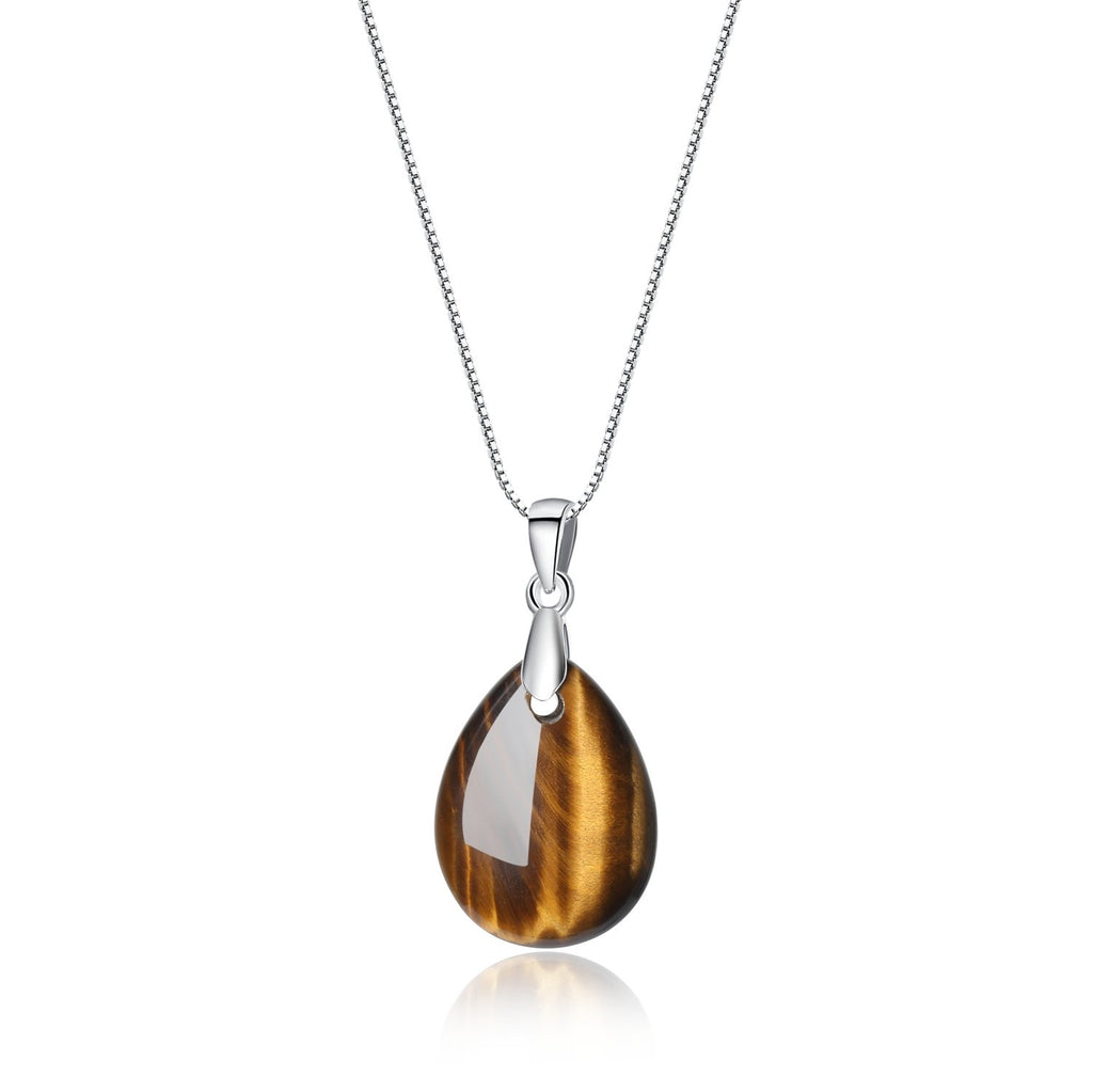 Coai Women's 925 Necklace with Angel’s Teardrops Pendant