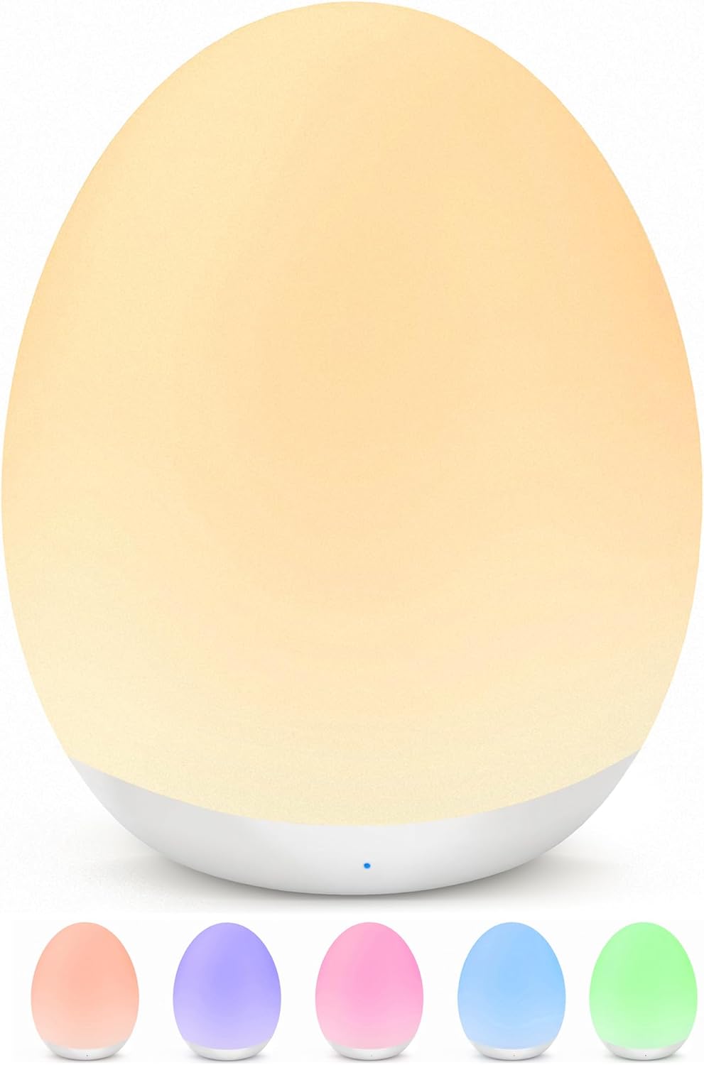 MediAcous Night Light, Night Lamp, Children's / Baby Night Light with 8 Colours & Nursing Light, Dimmable, USB LED Night Light with 1H Timer & Touch, Decoration for Baby and Toddler's Room Night Light