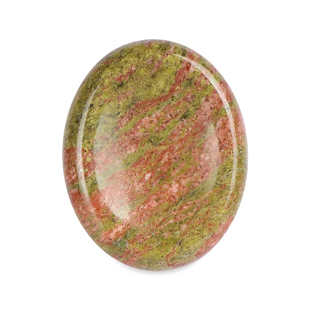 Dalmatian Jasper Worry Thumb Stone Crystal Thumb Stone Thumb Stone for Reiki Balancing Therapy Meditation (Dalmatian Jasper)