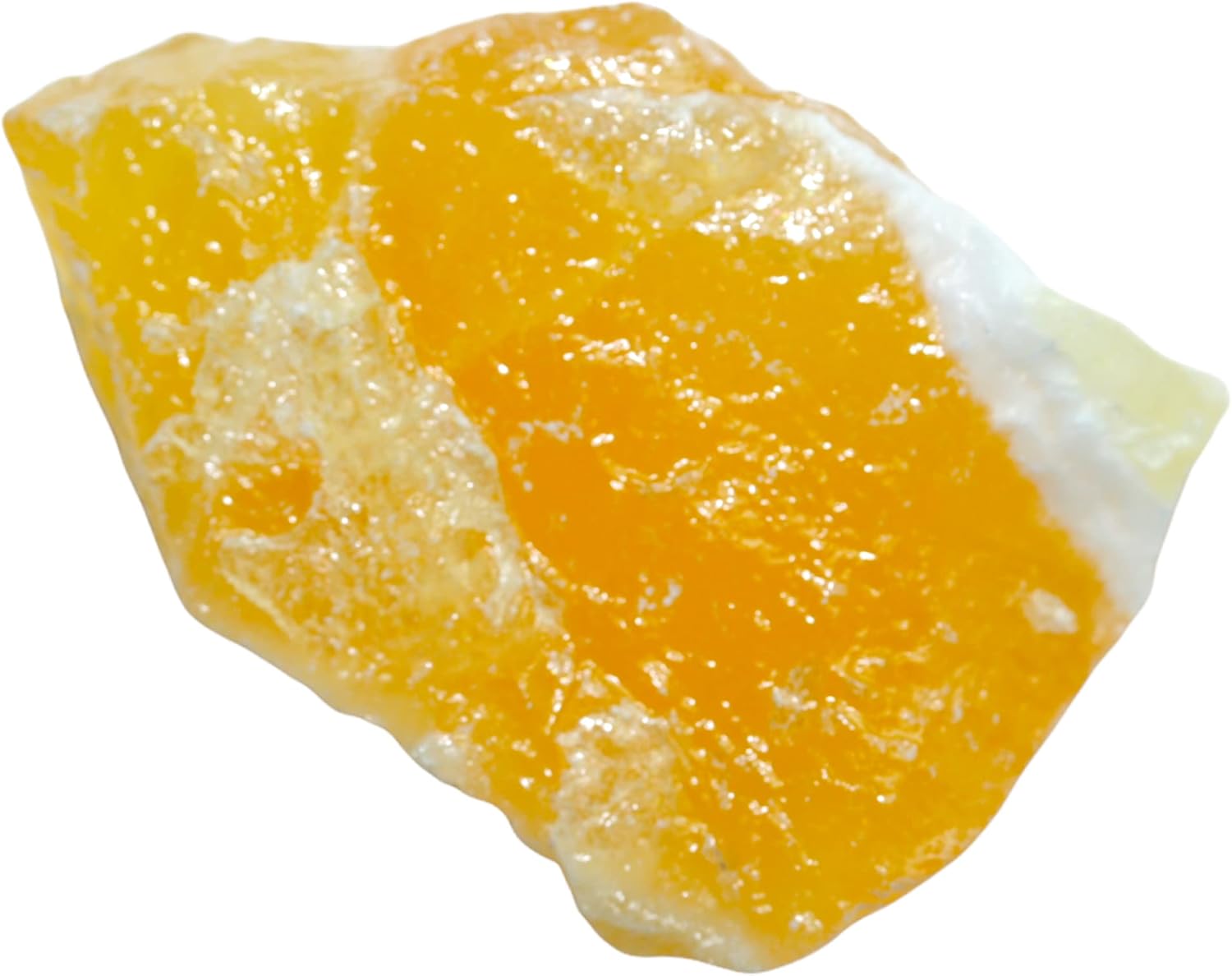 Orange Calcite Gemstone I Healing Stone I Rough Stone I Waterstone I Mexico (40-50 g)
