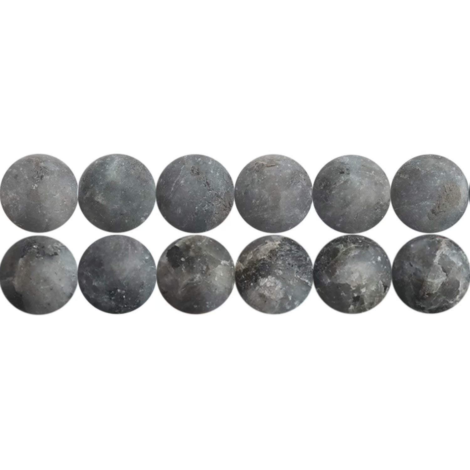 Natural Semi-Precious Stones Beads for Threading 38 cm String Round 4 6 8 10 12 mm