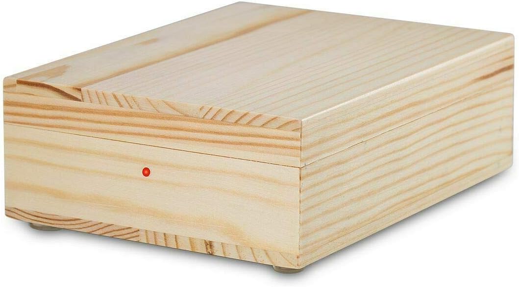 Nobsound 7.83 Hz Schumann Resonance Earth's Brain Wave Ultra-Low Frequency Pulse Generator & Audio Resonator for Deep Relaxation (Schumann Resonance, Wood)