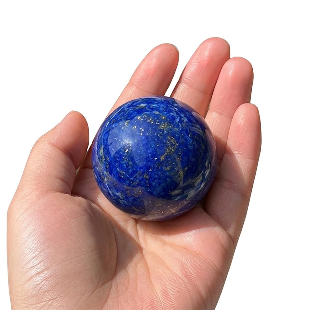 2.4-2.8 inch Natural Red Tiger Eye Crystal Ball with Stand, Hand Polished Quartz Massage Sphere, Reiki Healing Gemstone Ball, Feng Shui Room Desktop Decorative Rock Orb