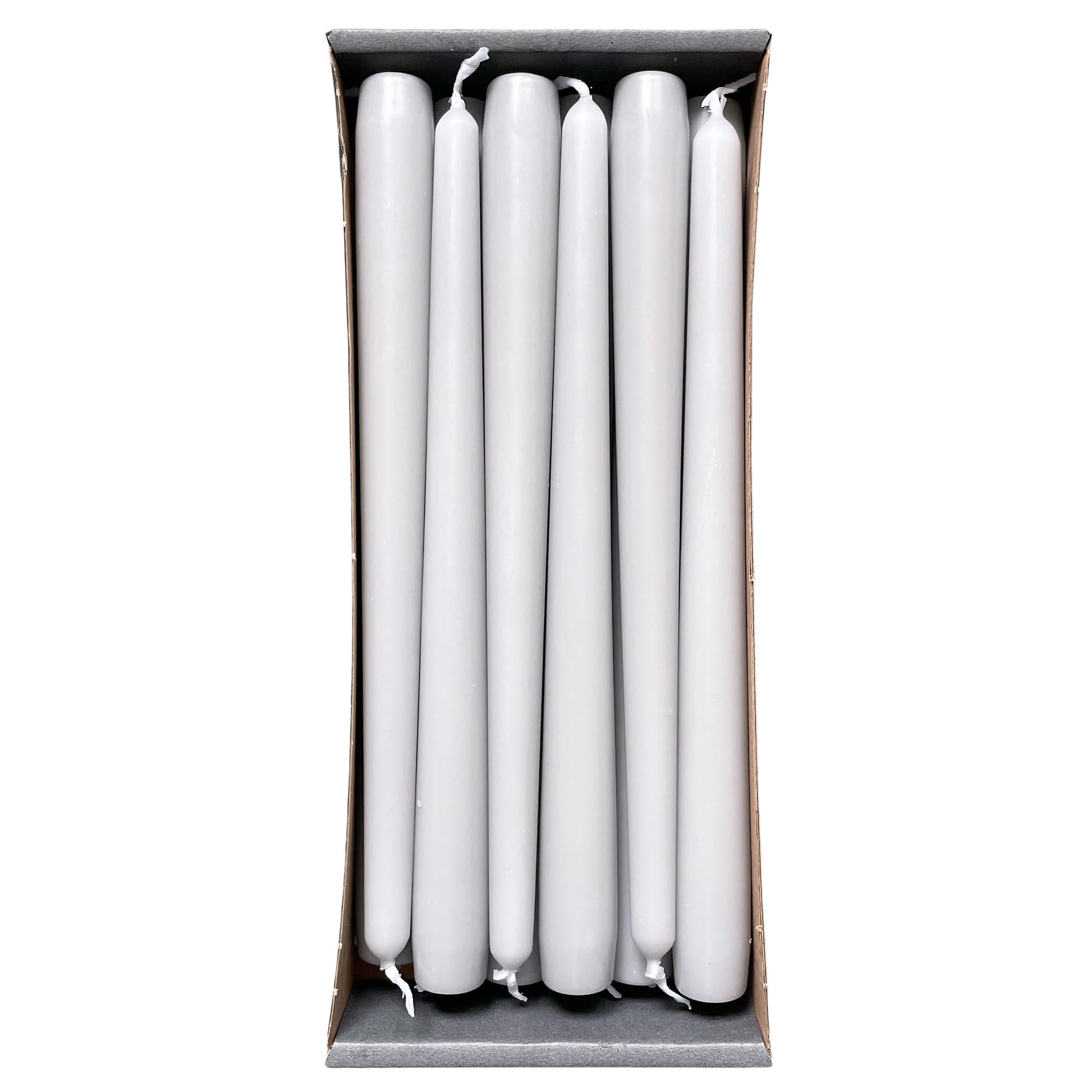 Nordring Pack of 12 Taper Candles 2.3 cm x 25 cm High Antique Pink - RAL Certified, Drip Free & Low Smoke, Approximately 8 Hours Burn Time - Table Decoration & Candlestick