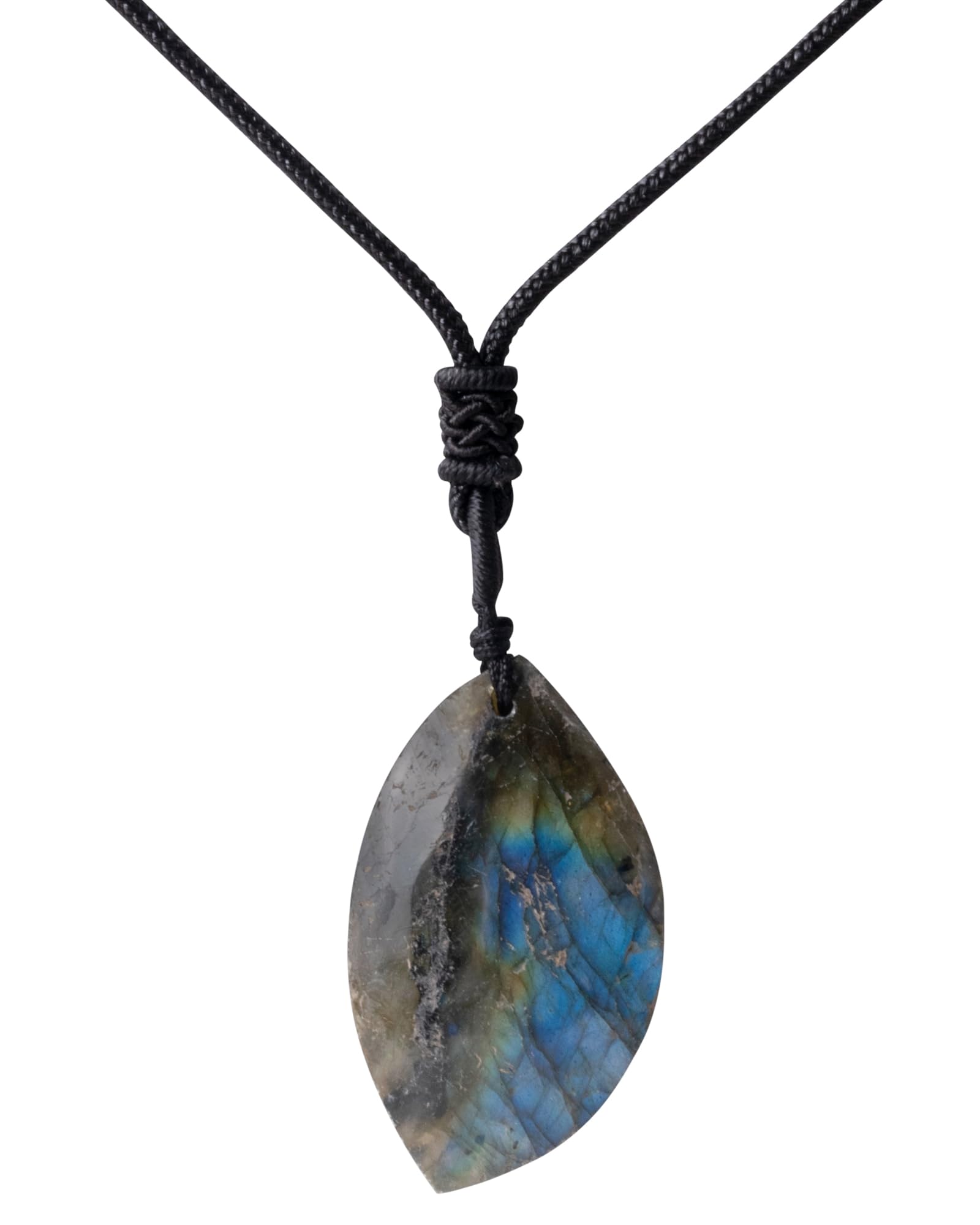 SPDYCESS Natürliche Heilung Kristalle Kette Damen Herz Rund Labradorit Achat Halskette mit Anhänger Reiki Schmuck für Männer Frauen Geschenk