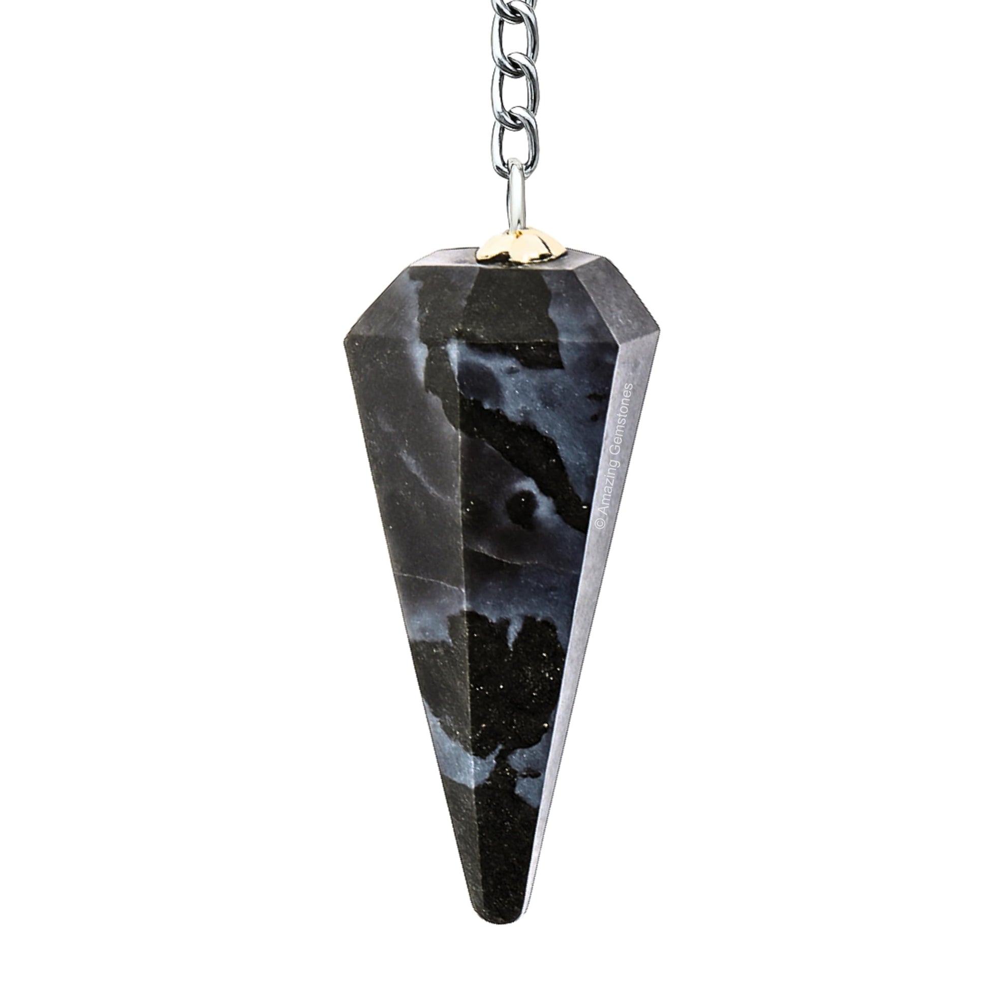 Lapis Lazuli Crystal Pendulum Divination Tools, 1-1.5'" inch Pendulo