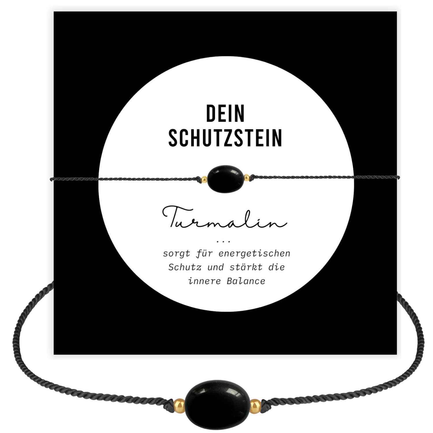 happymaker - Rosenquarz Armband Damen, handgemacht in Deutschland, Edelstein Armband rosa mit vergoldeten Perlen, Geschenkverpackung als Kraftgeber Geschenk für Frauen und Mädchen