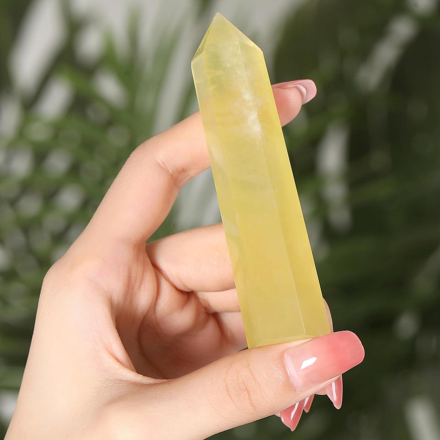 XIANNVXI 2" Amethyst Kristalle Heilung Kristall Wand Edelsteine Steine Turm Natürliche Hexagonal Punkt Stäbe Meditation Energie Therapie Steine