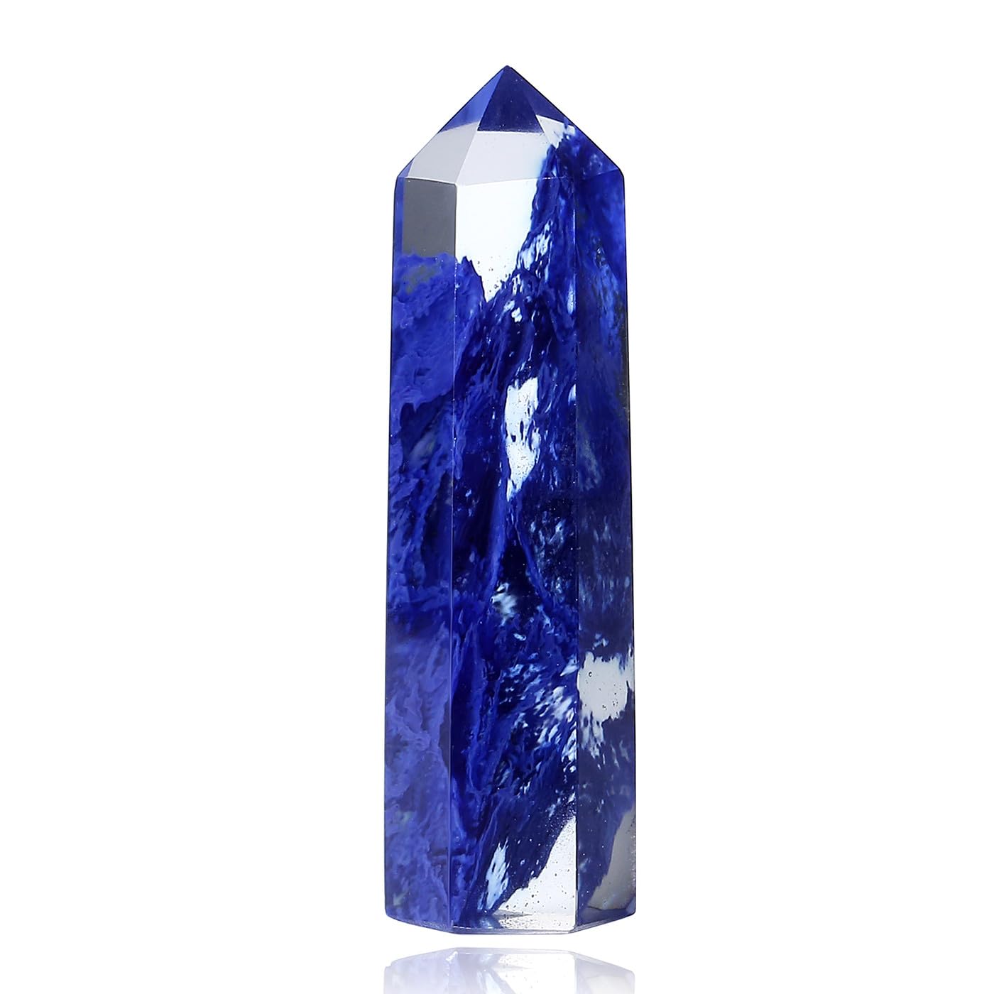 XIANNVXI 2" Amethyst Kristalle Heilung Kristall Wand Edelsteine Steine Turm Natürliche Hexagonal Punkt Stäbe Meditation Energie Therapie Steine