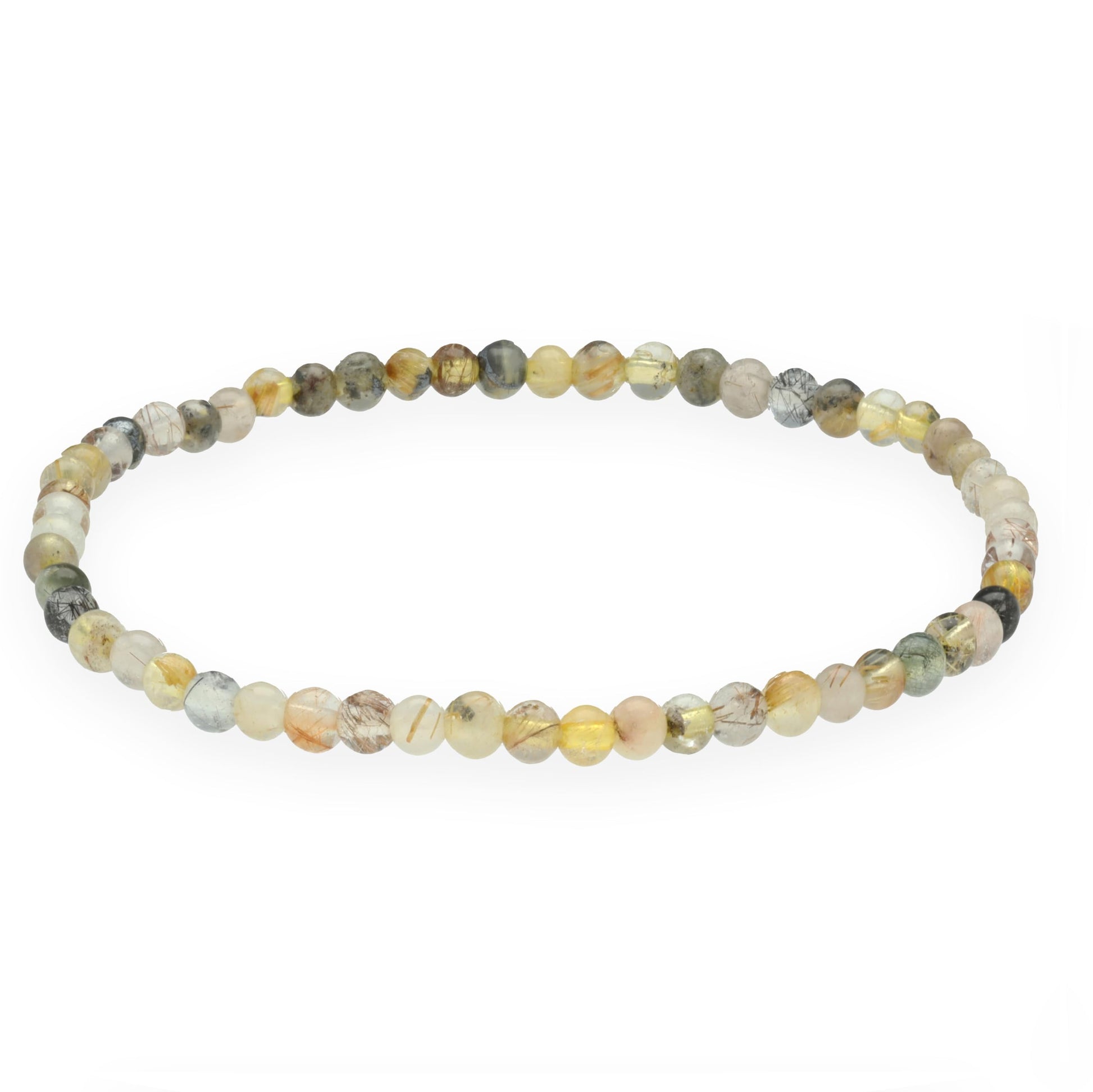 Lebensquelle Plus Mini Kugelarmband | 4-5mm | Hochwertiges Edelsteinarmband