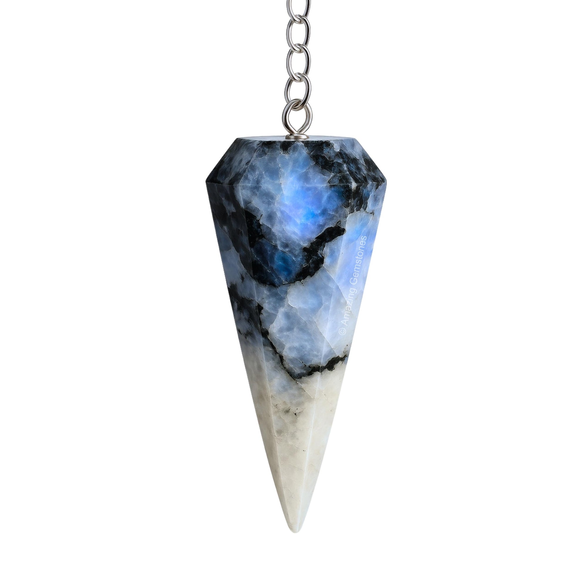 Lapis Lazuli Crystal Pendulum Divination Tools, 1-1.5'" inch Pendulo