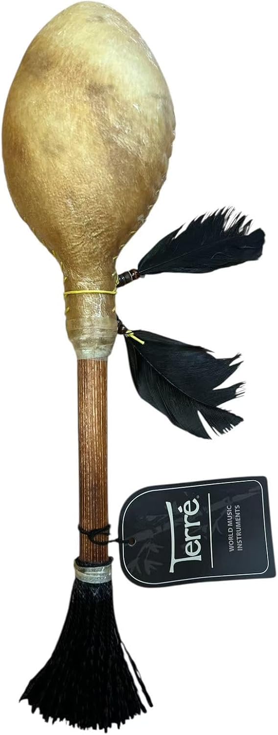 Shaman shakers Sounds like Rain or Ocean, goat skin, three sizes (Ocean Large)
