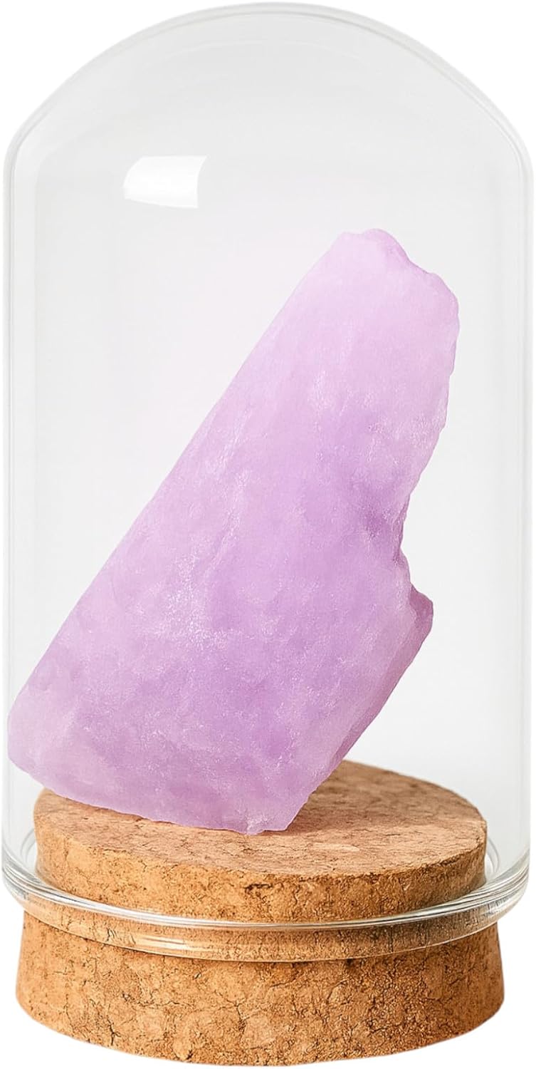 Kunzite Healing Stones Set - Real Crystals & Minerals Meditation Gift Idea - Natural Stones Decorative Spiritual Energy Stones Spiritual