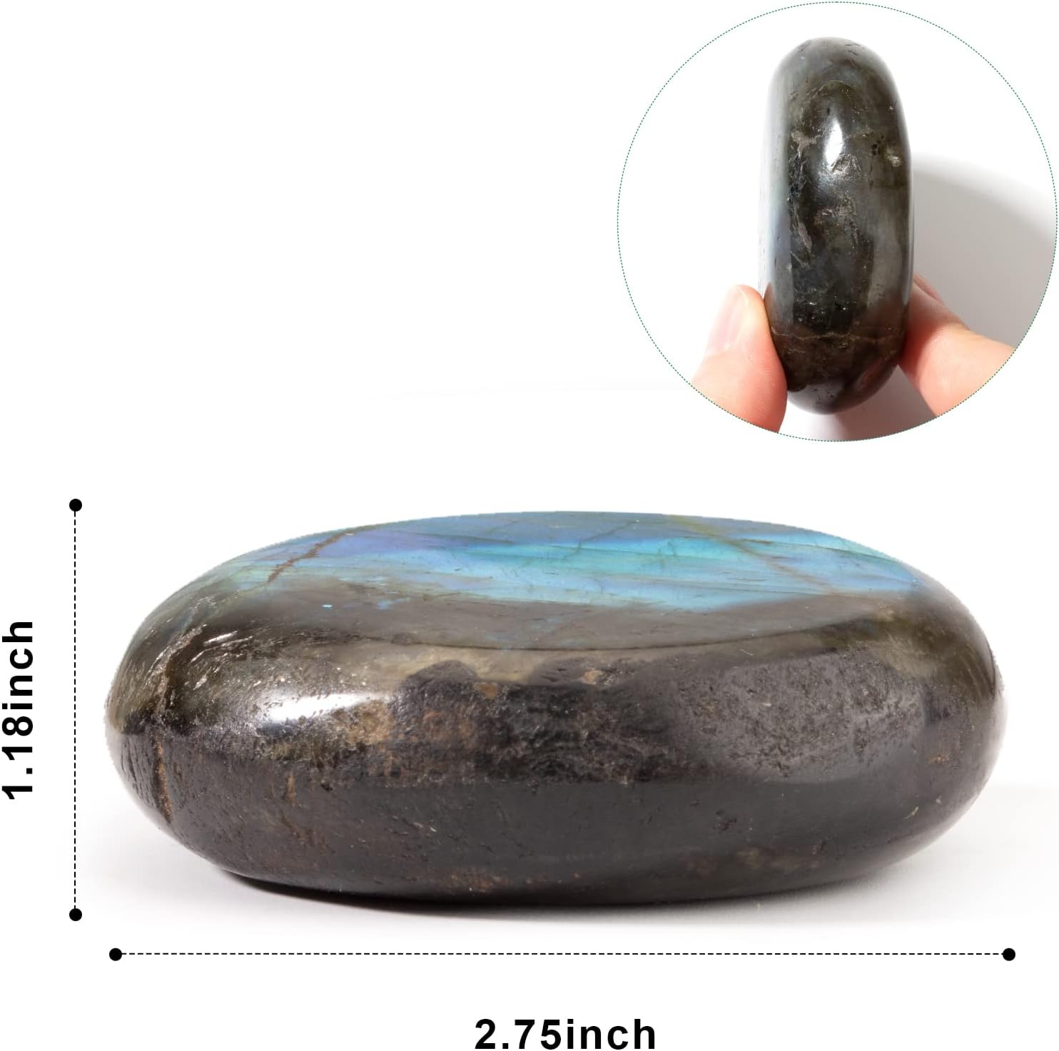 QianCannaor Crystals Healing Stones Set, Natural Minerals and Gemstones for Anxiety, Relaxation, Stress, Crystal Therapy, Meditation, Reiki, Healing Crystal Gift Set