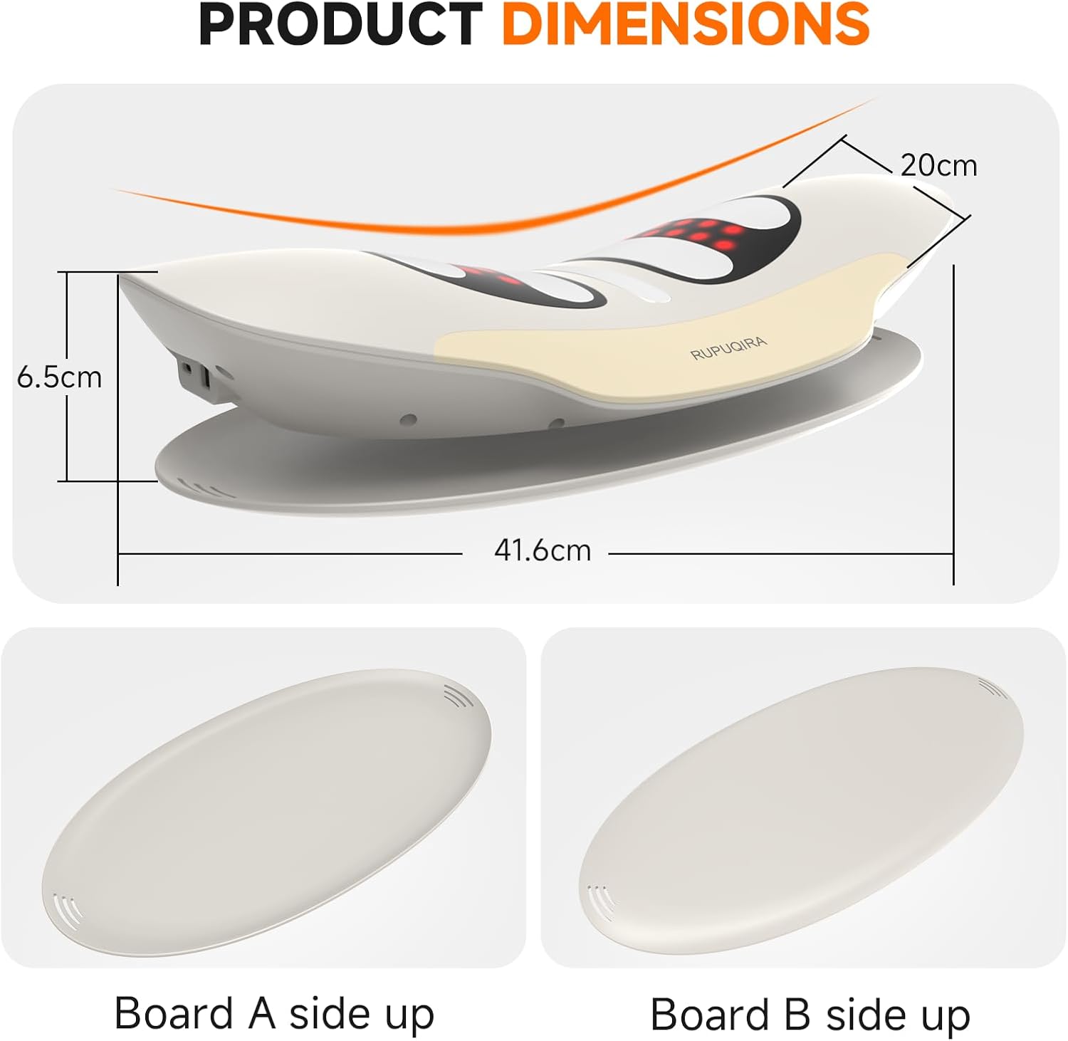 Electric Lumbar & Back Stretching Massager with Airbag Stretch, Vibration Massage, Auto Mode | for Home Relaxation, Ideal Gift (White)