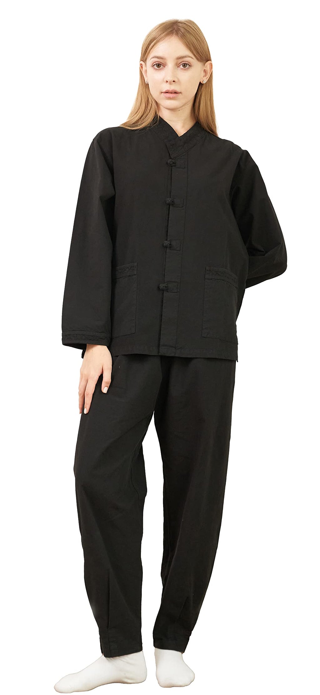 ILLANG Unisex Hanbok Set, Korea Traditional Clothing, BTS Casual Hanbok for Yoga and Meditation, Temple Clothes