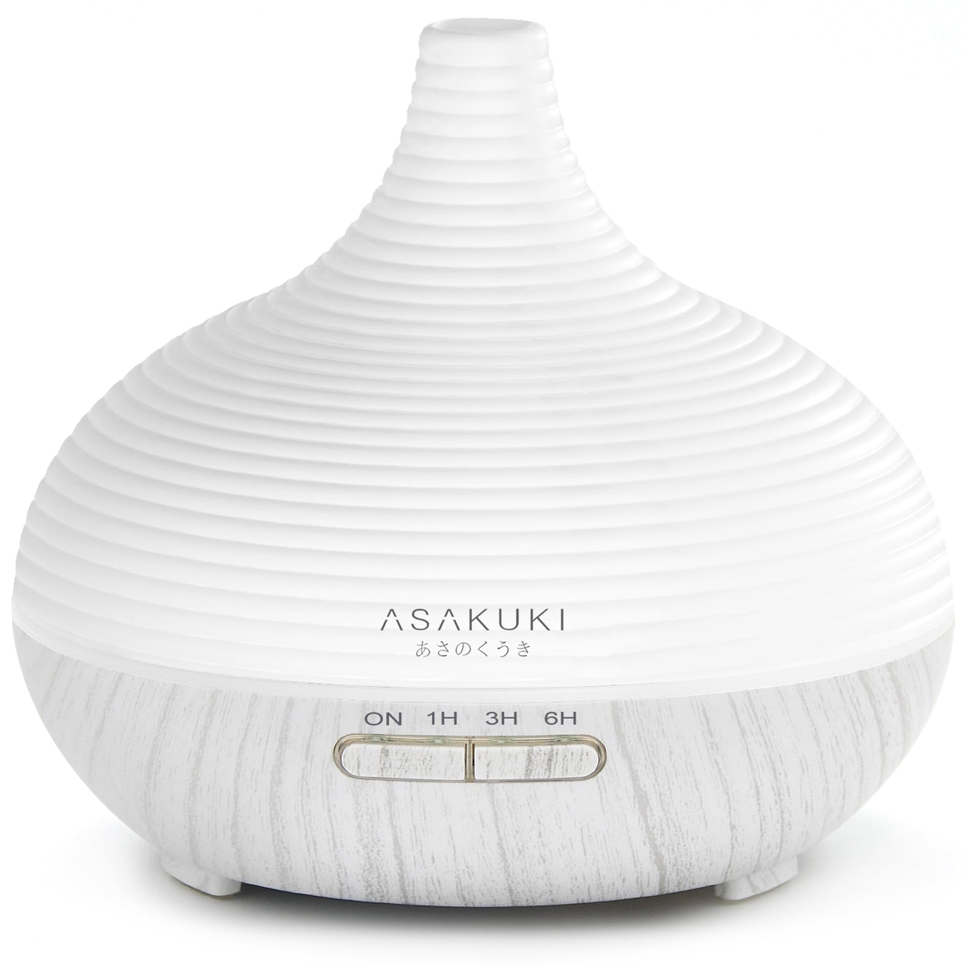 Asakuki Aroma Diffuser for Fragrance Oils, 300 ml Premium Ultrasonic Humidifier for Aromatherapy Oils with 7-Colour LED Light, BPA-Free for Bedroom, Office, Spa