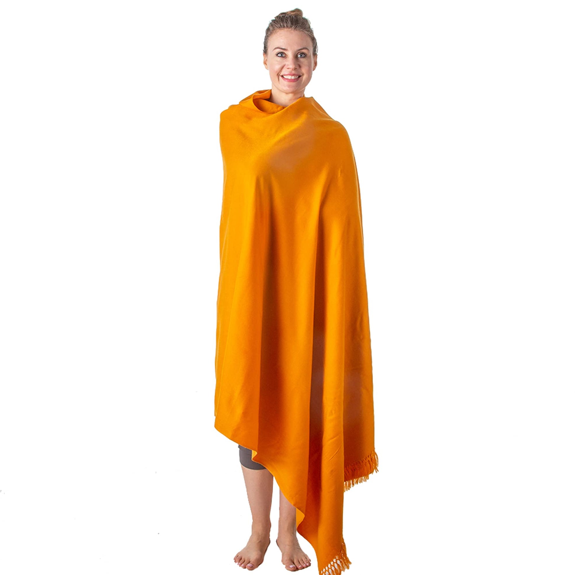 Om Shanti Crafts Meditation Shawl or Meditation Blanket, Shawl/Wrap, Oversize Scarf/Stole. Large. Unisex.