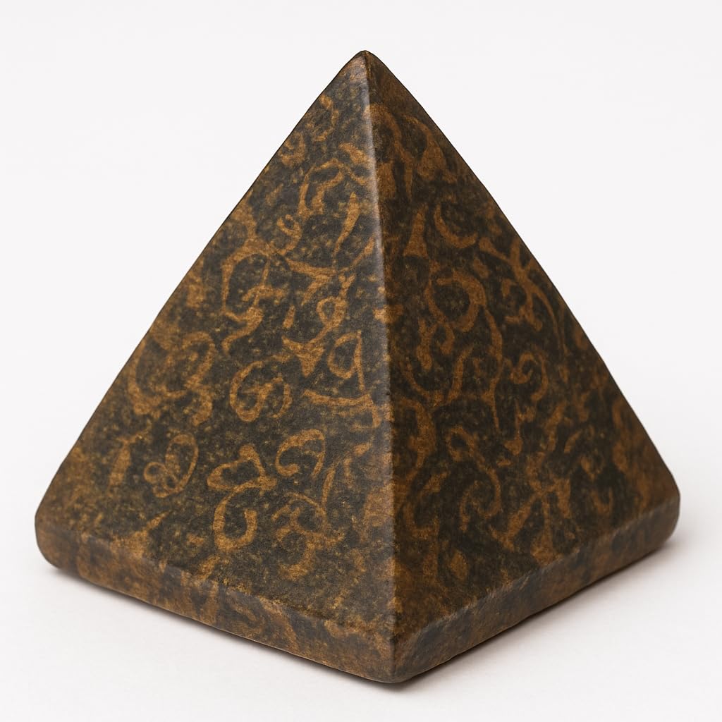 Natural Kambaba Jasper Pyramid 4cm Pyramid Polished Crystals Energy Properties Pyramid Stone (Jasper, Kambaba, 4cm)