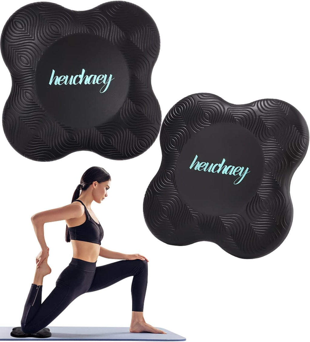heuchaey Kniekissen Yoga 2 STK,Yoga-Knie-Pad,rutschfest Yoga Knie Padmatte,geeignet für Yoga 20 * 20cm,Pilates,Sport,Unterstützung für Knie,Handgelenke,Knöchel,Verschleißfesteschützt die Knie