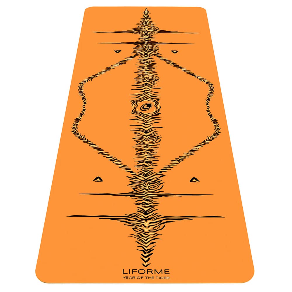 Liforme Zodiac New Year Yogamatte - Die Weltweit Beste Umweltfreundliche, rutschfeste Yoga Matte Mit Dem Originalen Einzigartigen Ausrichtungsmarkierungssystem, Biologisch Abbaubare Matte