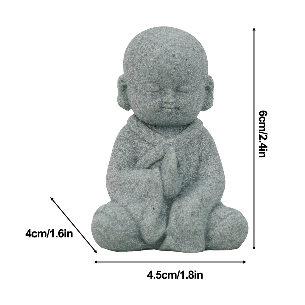 Resin Mönch Statuen Buddha Figuren für spirituelle Wohnkultur und Feng Shui