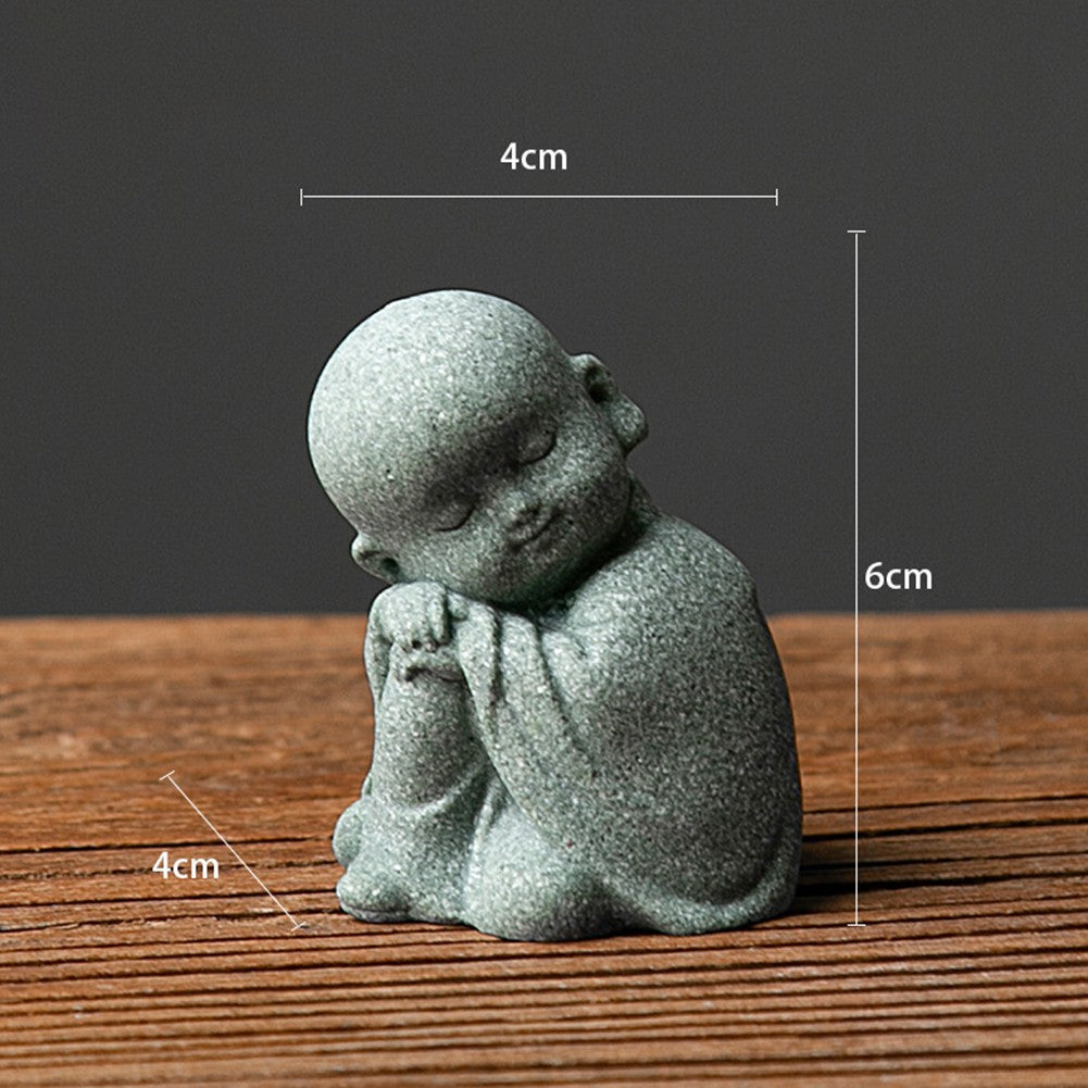 Resin Mönch Statuen Buddha Figuren für spirituelle Wohnkultur und Feng Shui