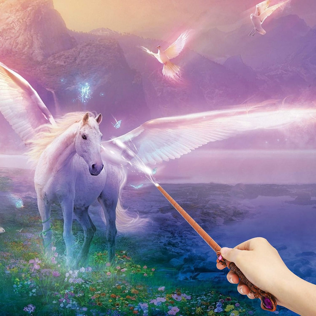 WinSence Magic Wizard Witch Sorcerer Witchcraft Wand for Collectible Magical Toy Wands (Gem)