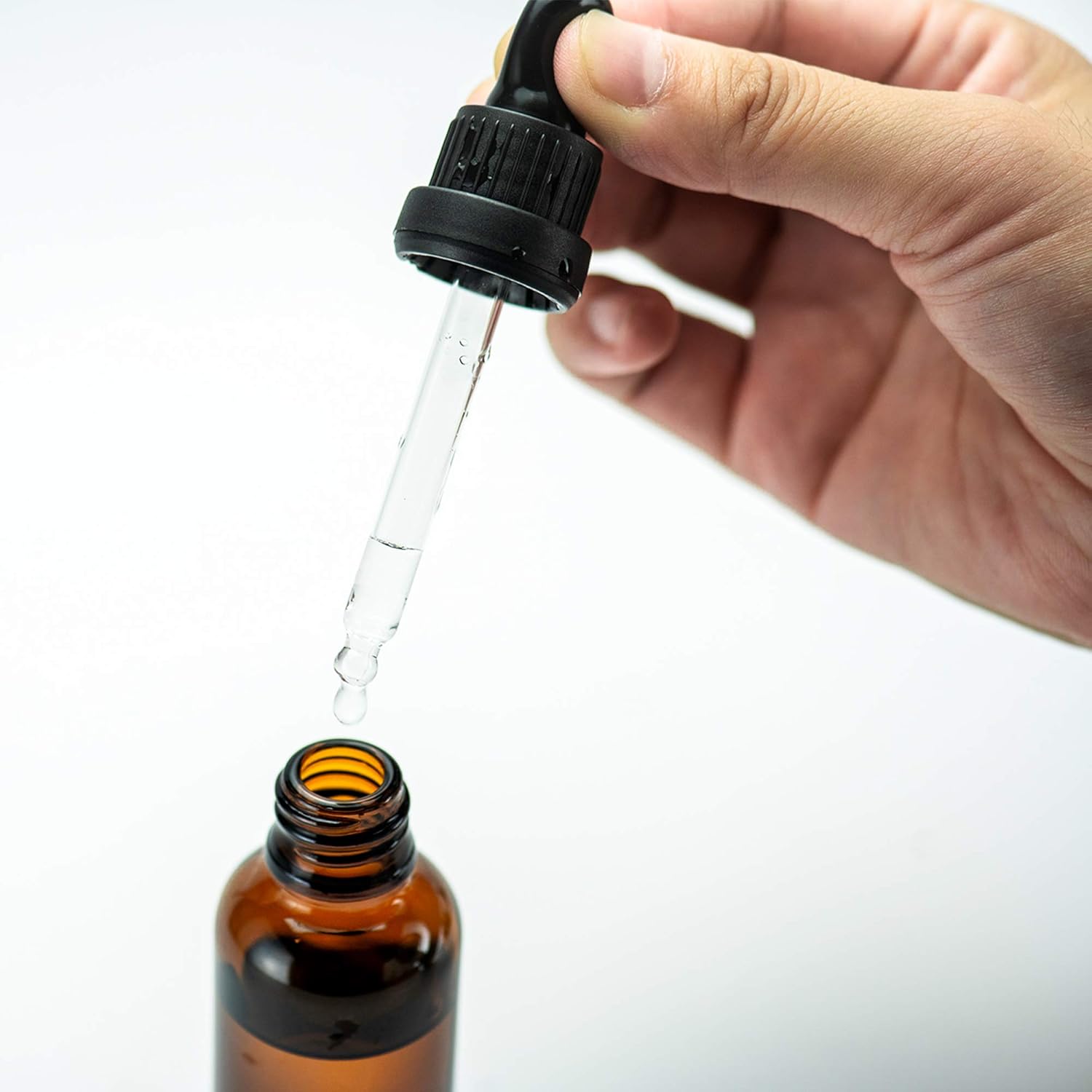 YIZHAO Pipettenflasche 30ml, Apothekerflasche Braunglas mit [Dropper Pipette Glas], Braunglasflasche für Ätherische Öl, Parfümöle,Aromatherapie,Düfte,Flüssigkeit – 6Pcs