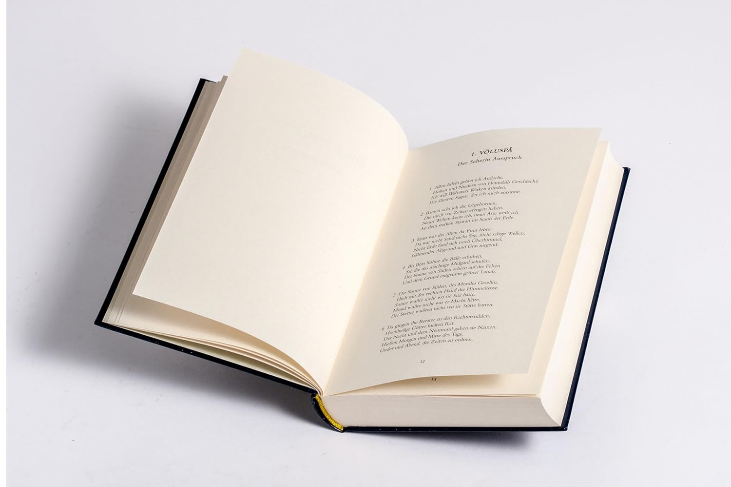 Die Edda - Götter- und Heldenlieder der Germanen: Die wichtigste Quelle altnordischer Mythologie. Gebunden in Cabra-Leder mit Goldprägung (Cabra-Leder-Reihe, Band 33)