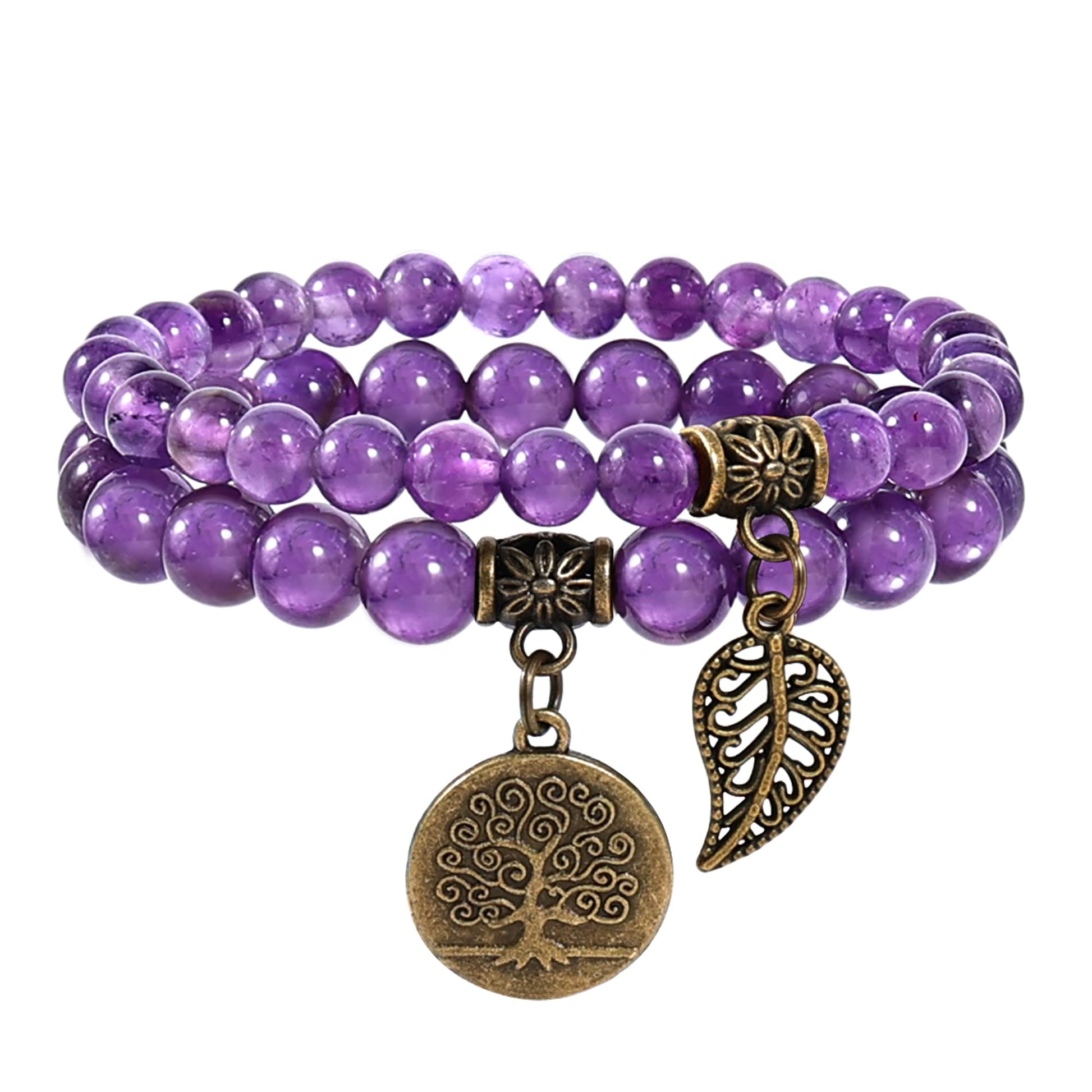 Farfume Chakra Armband Echte Steine, Echte Steine-Edelsteine Armband fur Damen