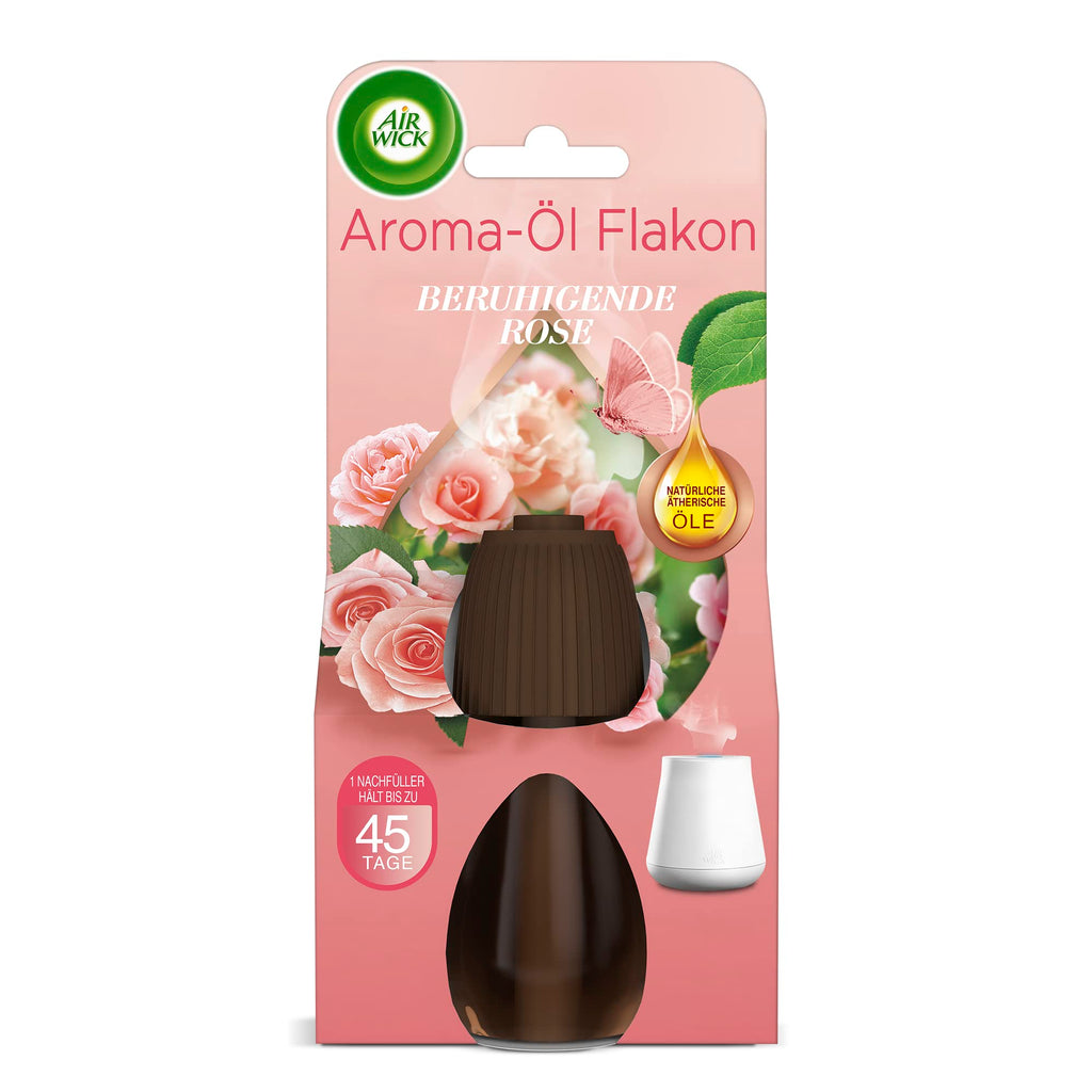 Air Wick Scented Oil Bottle - Fragrance Oil Refill Set for Air Wick Diffuser - Fragrance: Relaxing Lavender – 3 x 20 ml Essential Oil with Diffuser.