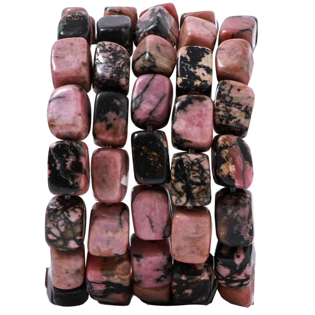 Natural Large Malachite Cube Stone Beads 8x11mm 38cm/str Loose Semi Gemstone Stone Square Beads for Making Bracelets Necklace