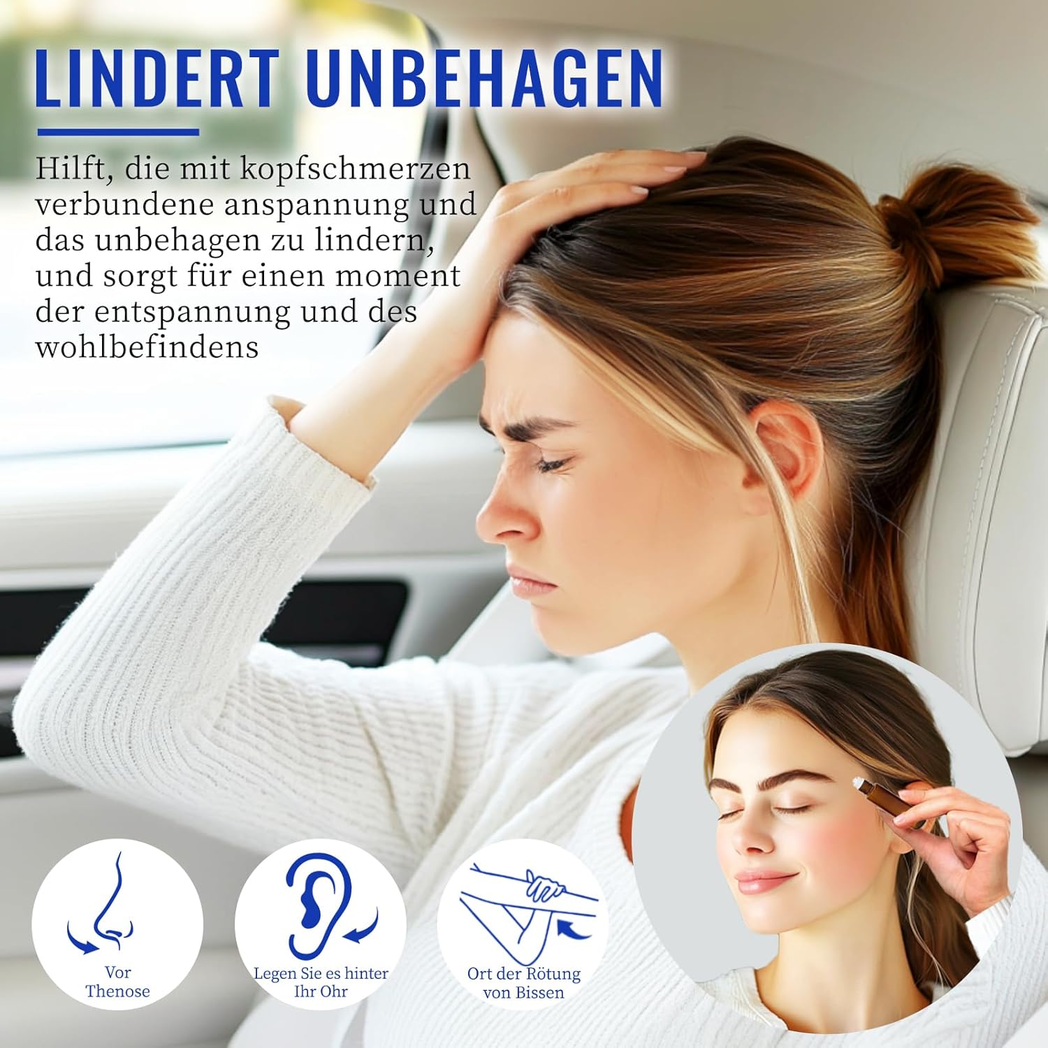 HIQILI 100ml Pfefferminzöl Ätherisches Öl, 100% Reines Naturrein Minzöl,Peppermint Oil für Diffuser, Massage, Haar, Hautpflege - Gratis Eine Reiseflasche