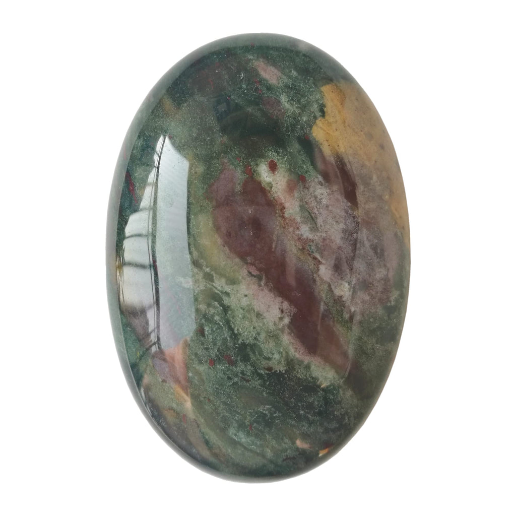 Natural Purple Lepidolite Worry Stones Oval Palm Pockets Healing Crystal Massage Spa Energy Stone