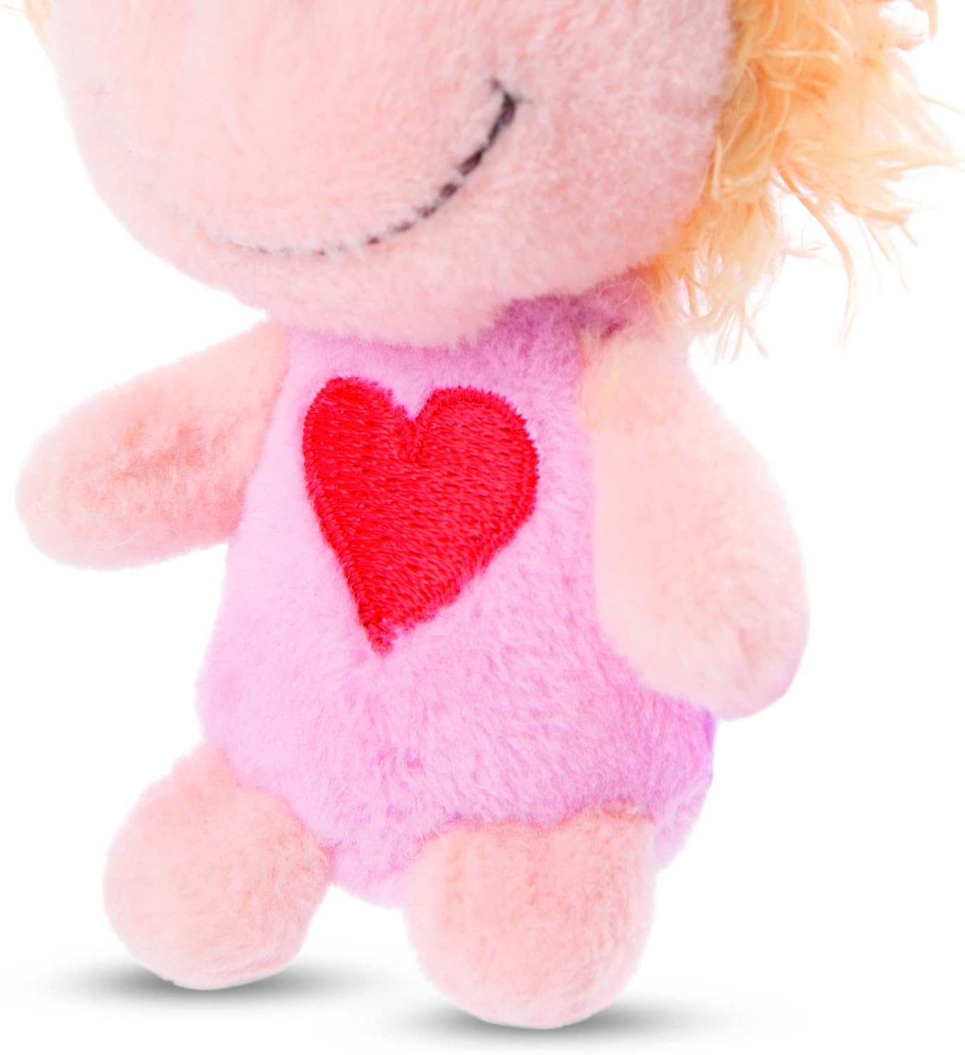 NICI Schlüsselanhänger Schutzengel „Bin immer bei dir“, Glücksbringer Engel I Schutzengel mit Herz I Engel Schlüsselanhänger für Schlüsselband, Schlüsselbund & Schlüsselkette I 34554, 7 cm