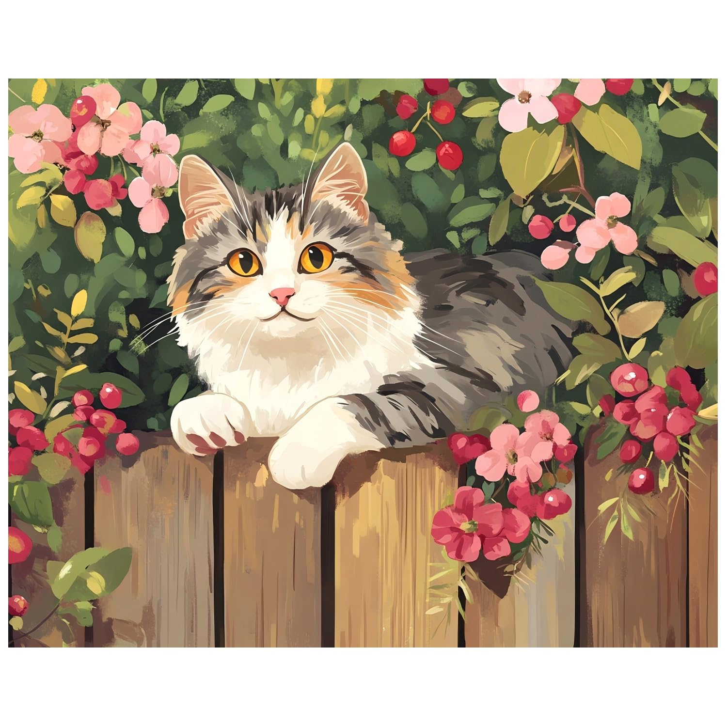 xcemhil Paint by Numbers Kit for Adults Eye, Paint by Number Eye and Lotus, Paint by Numbers Kits for Adults Beginner for Gift and Home Wall Decor 16x20 Inch