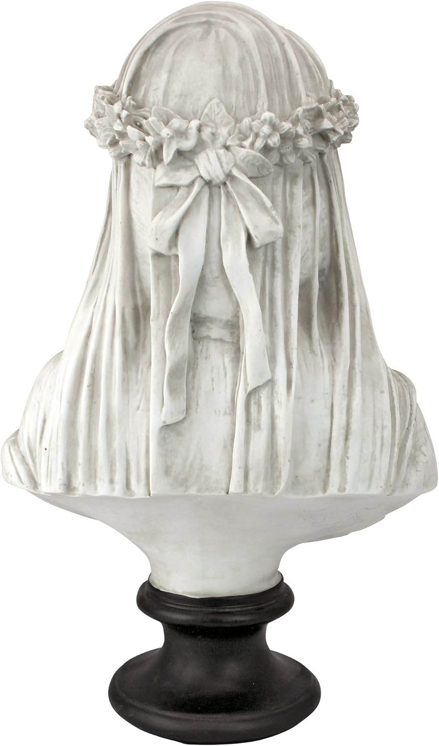 Design Toscano The Veiled Virgin Bust Statue, Dimensions: 22.8 cm x 15.2 cm x 35.5 cm