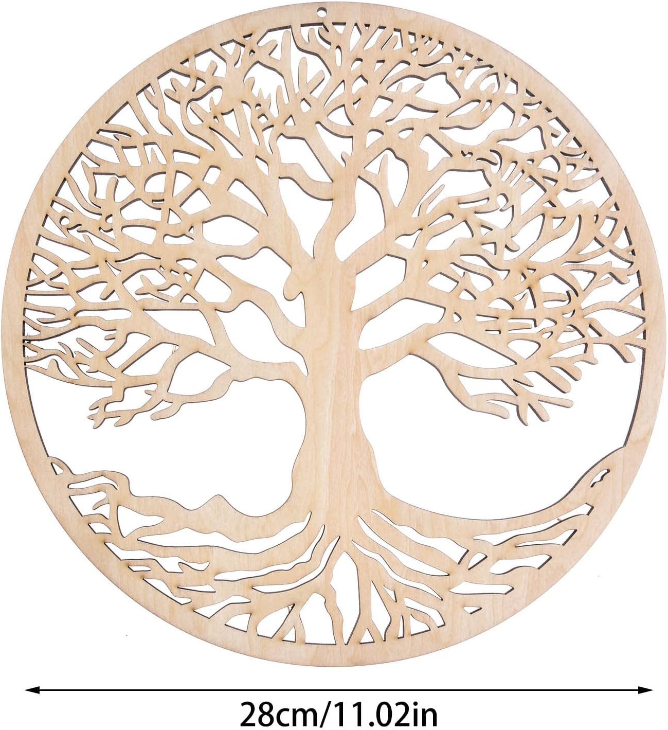 Pomurom Baum des Lebens Wanddeko, 28CM Heilige Geometrie aus Wandkunst, Grid Board Spirituelle Symbol für Yoga Meditation Zuhause Schlafzimmer Wohnzimmer Wandschmuck Dekoration