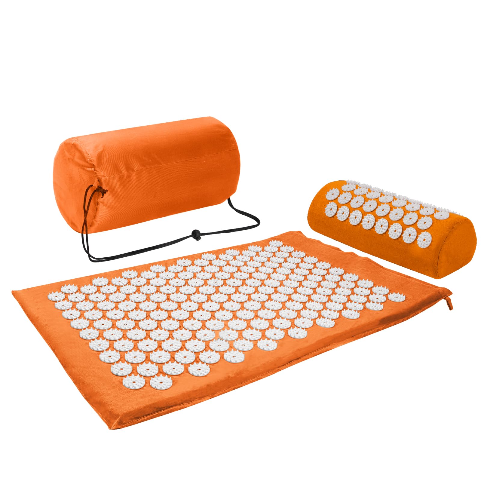 Acupressure Mat, Acupuncture Mat, Acupressure Mat for Relief of Neck and Back Pain, Acupressure Mat with Muscle Relaxation and Stress Relief, Shiatsu Mat for Sciatica Relief, Purple White